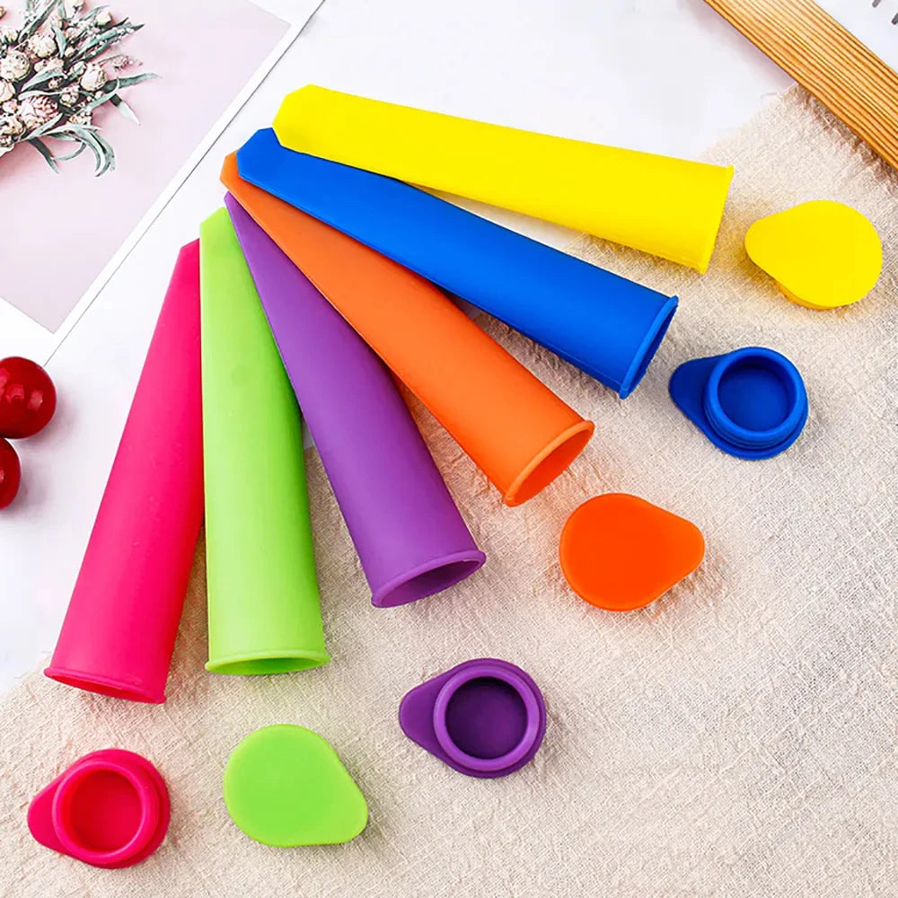 Silicone Popsicle Maker Mold – DIY Ice Lolly & Ice Cream Freezer Tray