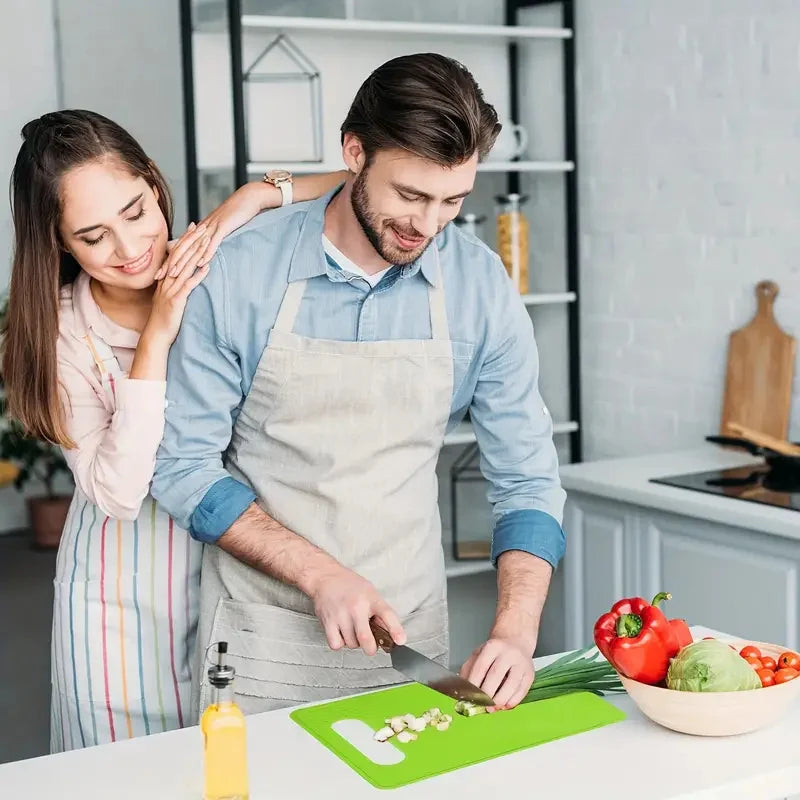3PCS Plastic Cutting Boards BPA-Free Non-Slip