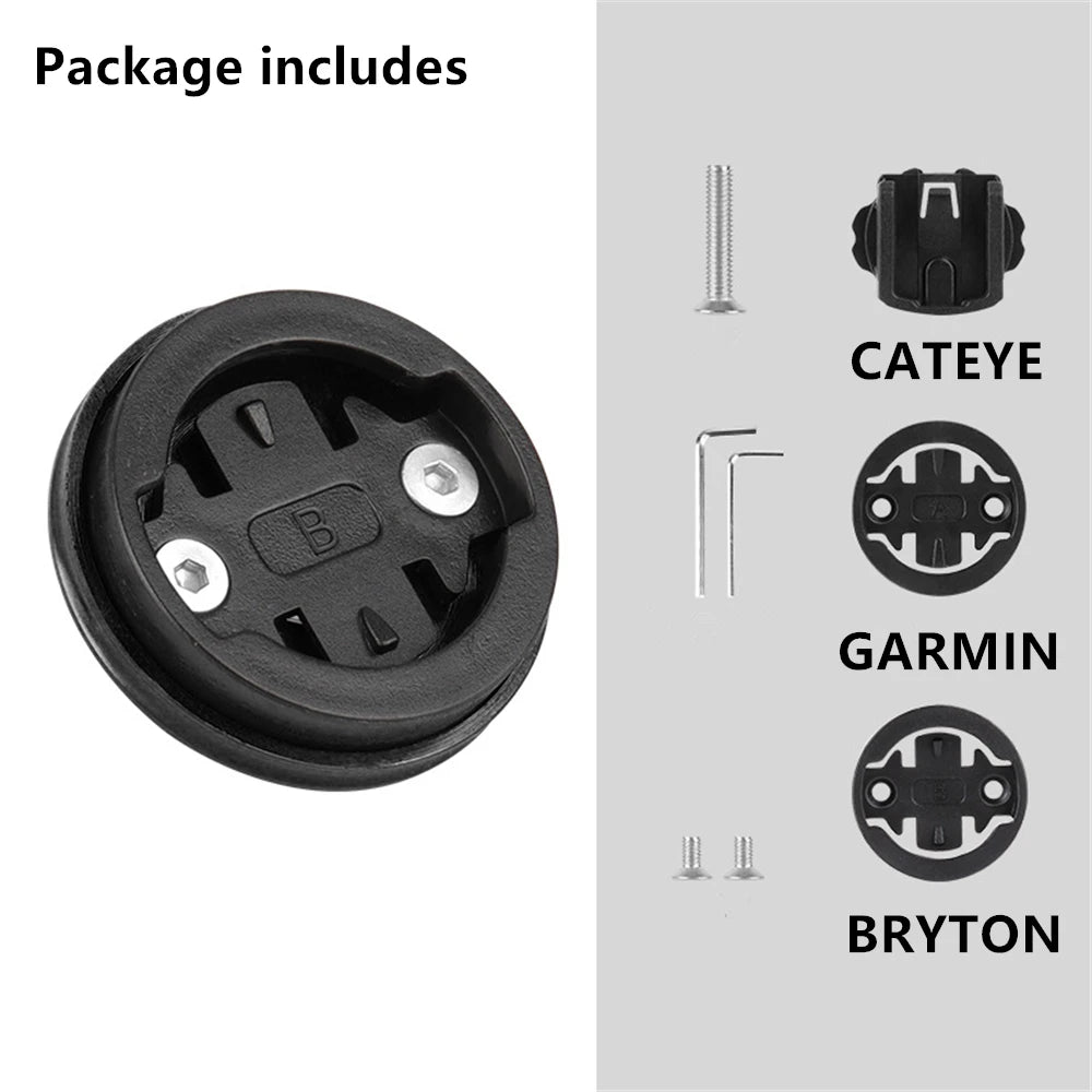 Bike Top Cap Computer Mount MTB Road GPS Speedometer Bracket