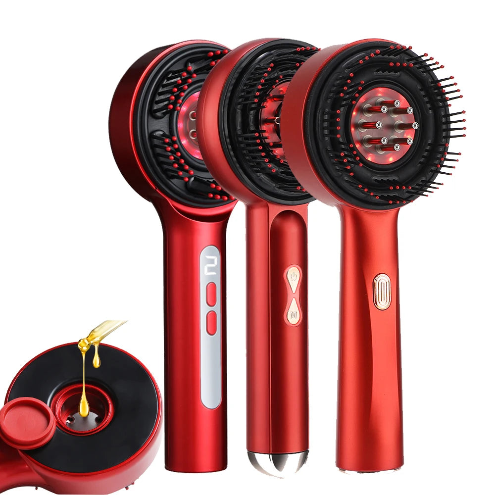 Scalp Oil Applicator | Red Light Massage Comb