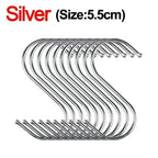Stainless Steel S Hooks Kitchen Organizer