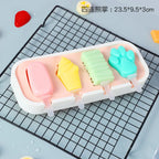 Kids Silicone Popsicle Molds – BPA Free Mini Ice Cream Maker Set