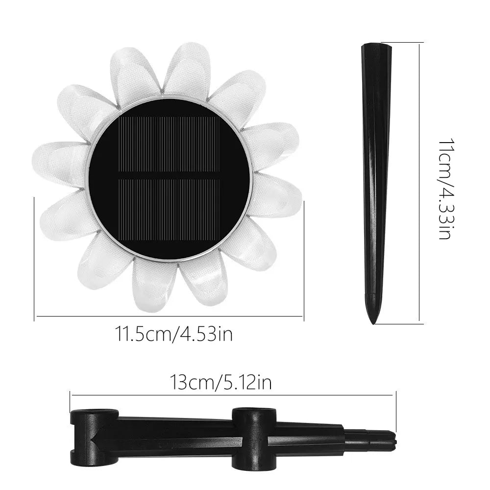 Solar Flower Pool Light Waterproof Color Changing LED