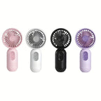 USB Rechargeable Mini Handheld Fan 3-Speed Portable Fan