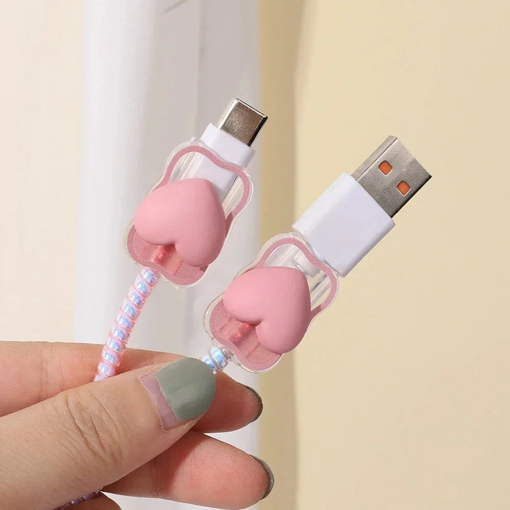 3D Love Heart Charger Protector for iPhone 18W/20W