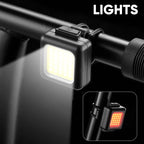 Rechargeable Bike Light Set Front & Rear USB Bicycle Lamp