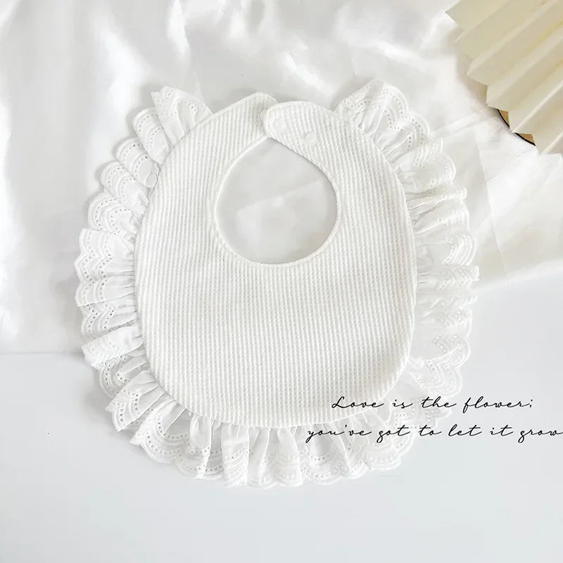 INS Style Baby Cotton Bibs Waterproof Drool Scarf Feeding Bib