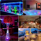 Submersible RGB LED Underwater Lights with Remote Control