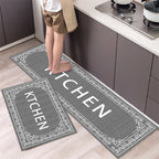 Kitchen Floor Mat UK Soft Washable Anti-Slip Area Rug