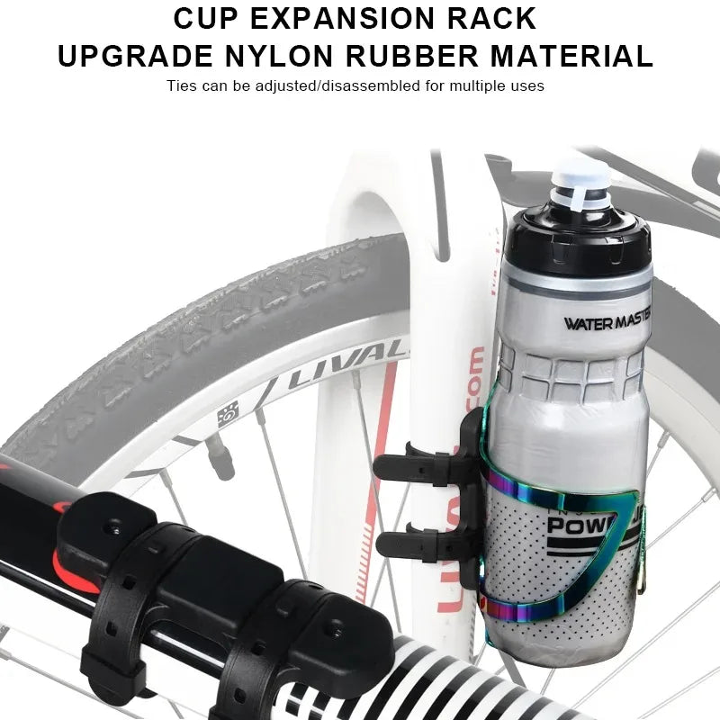 Bike Bottle Cage Mount Adapter Seatpost Frame Holder Universal