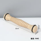 Wooden Foot Roller Massager for Plantar Fasciitis & Stress Relief