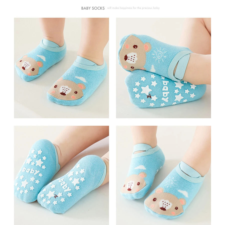 Baby Anti-Slip Socks Shoes for Newborn Boys Girls