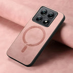 Magnetic Leather Case for Xiaomi 13T 14T 15T 17T Redmi Note 15 Pro
