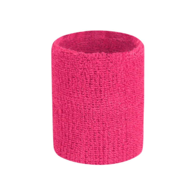 Cotton Sport Sweat Wristband for Gym Running Wrist Support Wrap