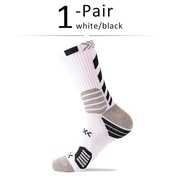 Elite Sport Compression Socks Running Cycling Basketball Socks Men