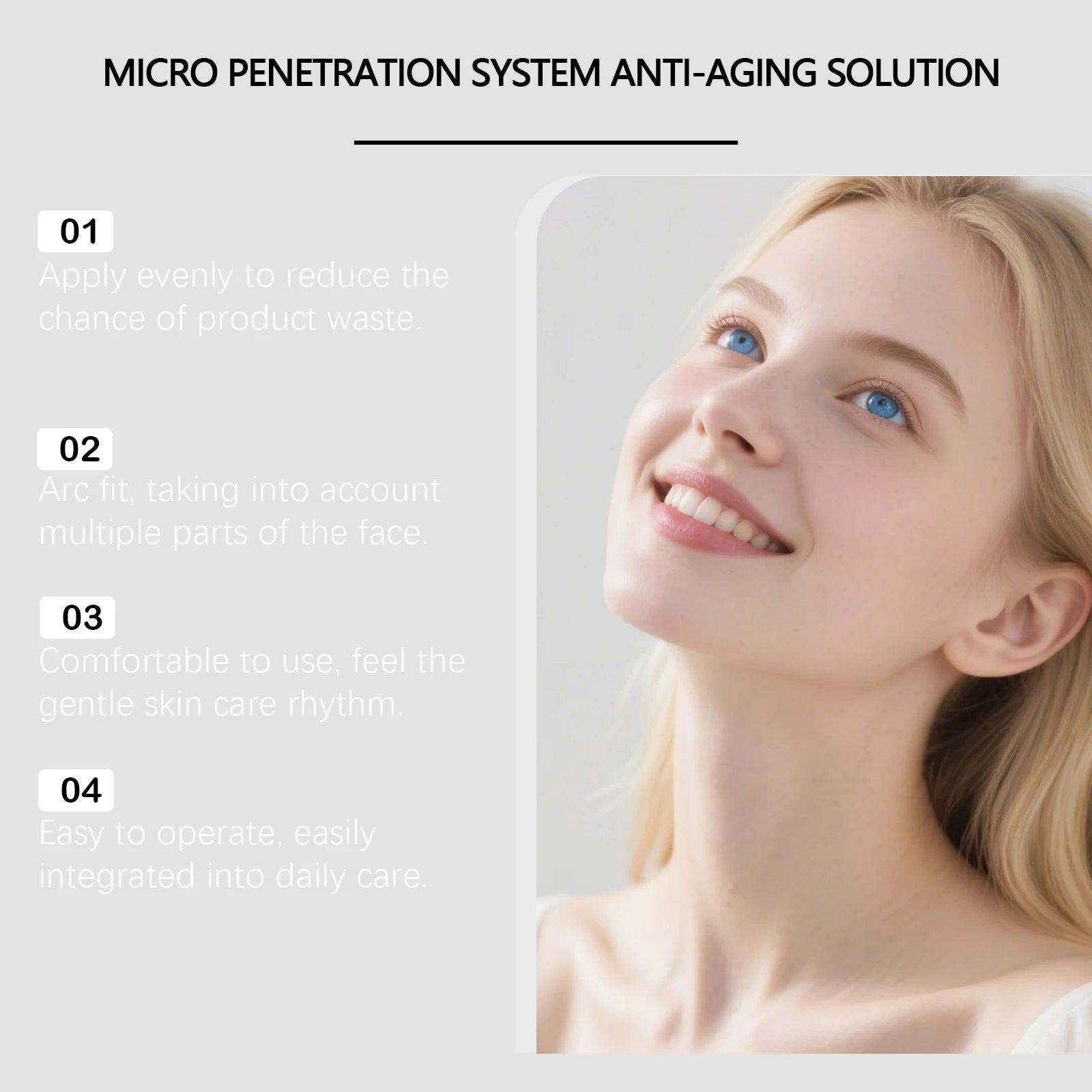 Anti Wrinkle Serum | Collagen Microneedle Roller Skincare Set Secondary image