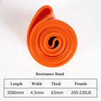 Stackable Heavy Tension TPE Resistance Bands Anti-Snap Home Gym Yoga