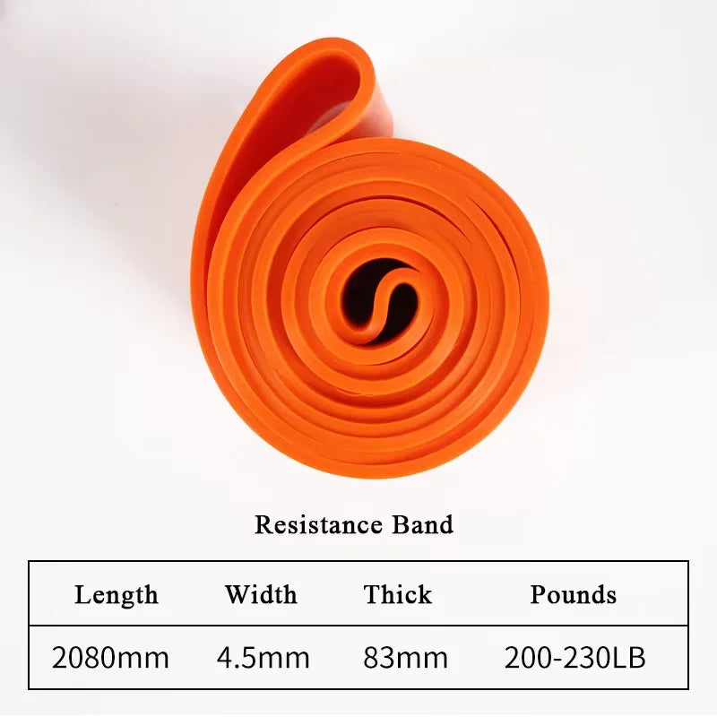 Stackable Heavy Tension TPE Resistance Bands Anti-Snap Home Gym Yoga