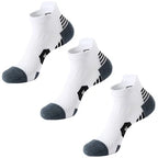 Fitness Sport Socks Non-Slip Cushioned Quick Dry Running Socks 3 Pairs