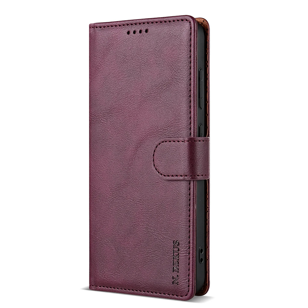 Business Leather Wallet Case for Samsung Galaxy S22 S23 S24 S25 S26