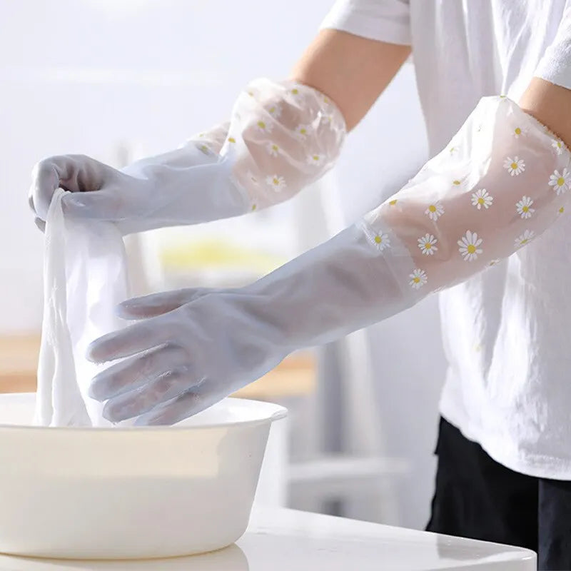 Waterproof Cleaning Gloves Latex Rubber Gloves