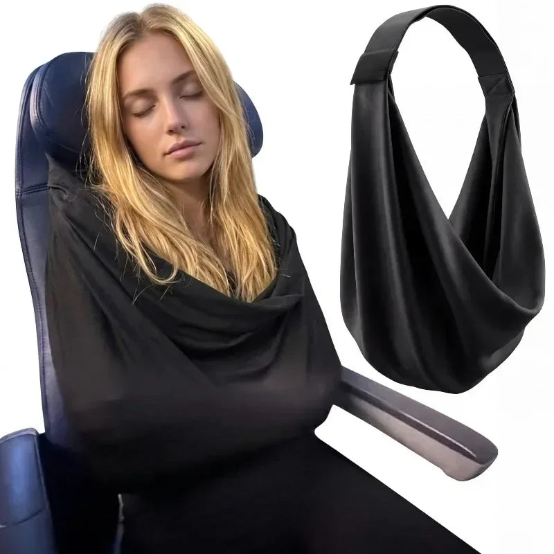 Airplane Sleeping Pillow – 3-in-1 Memory Foam Travel Support