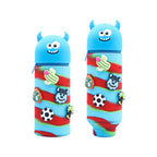Cute Animal Silicone Pencil Case 2-in-1 Zipper Pen Pouch