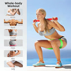 Resistance Bands Set for Yoga, Pilates & Home Workout – Hip & Glute Loop Bands