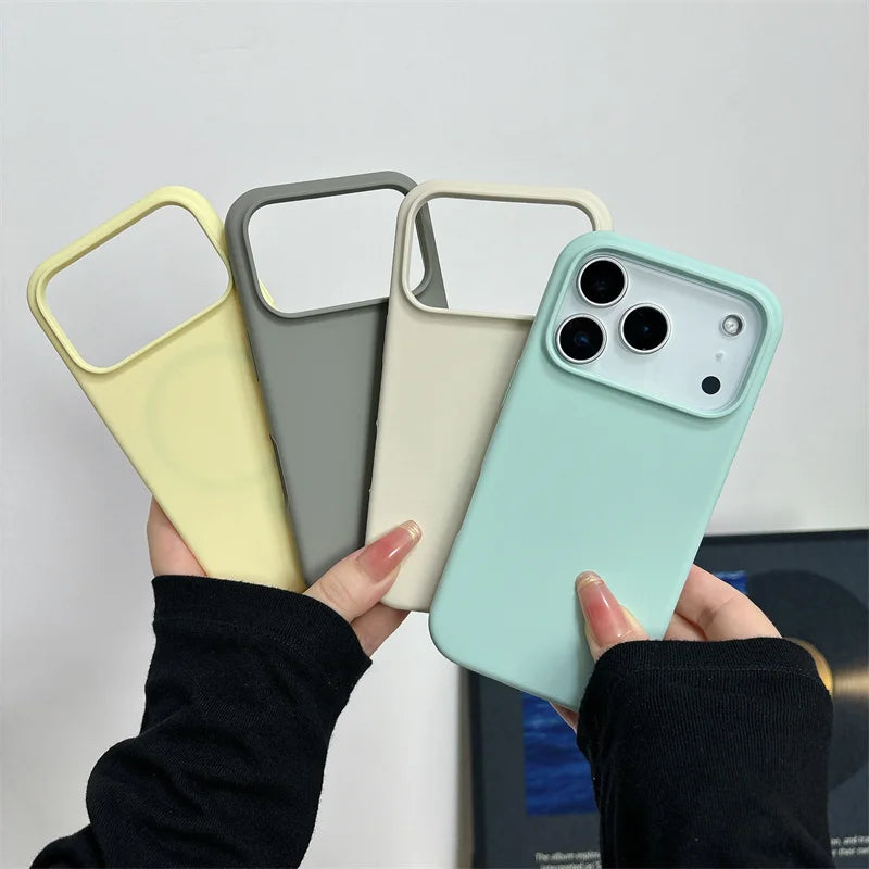 MagSafe Liquid Silicone Case for iPhone 17 16 15 14 13 Pro Max