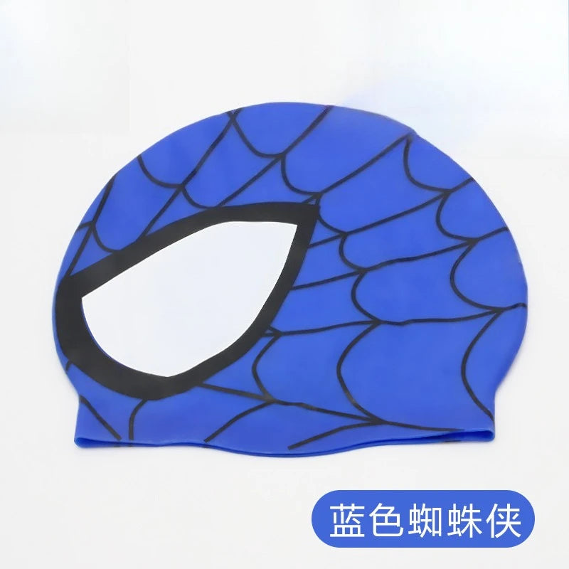 Cartoon Silicone Swimming Cap Waterproof Stretch Swim Hat