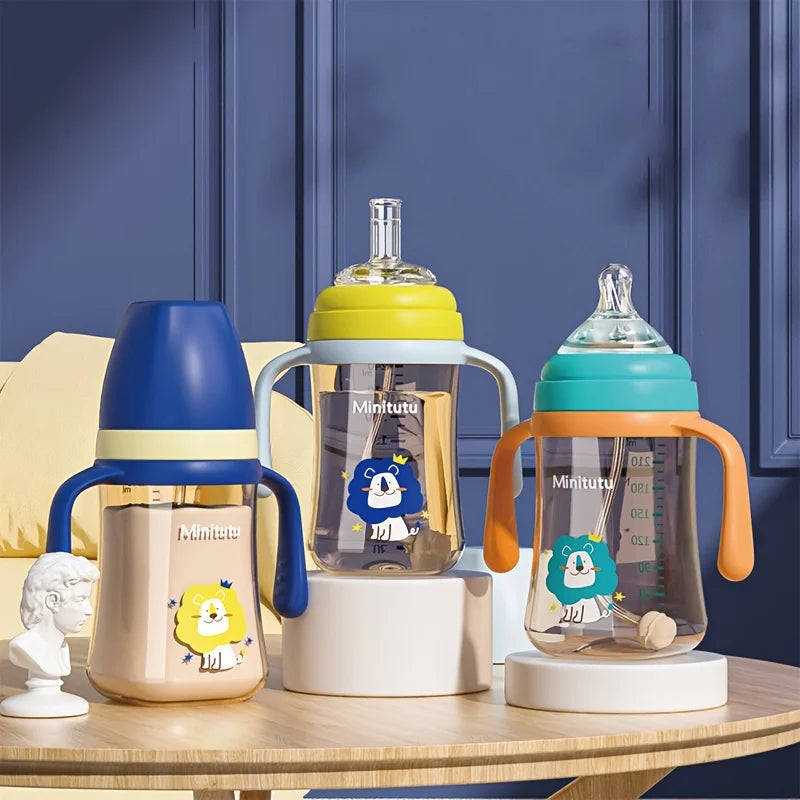 3-in-1 Baby Feeding Bottle Learning Cup with Handle