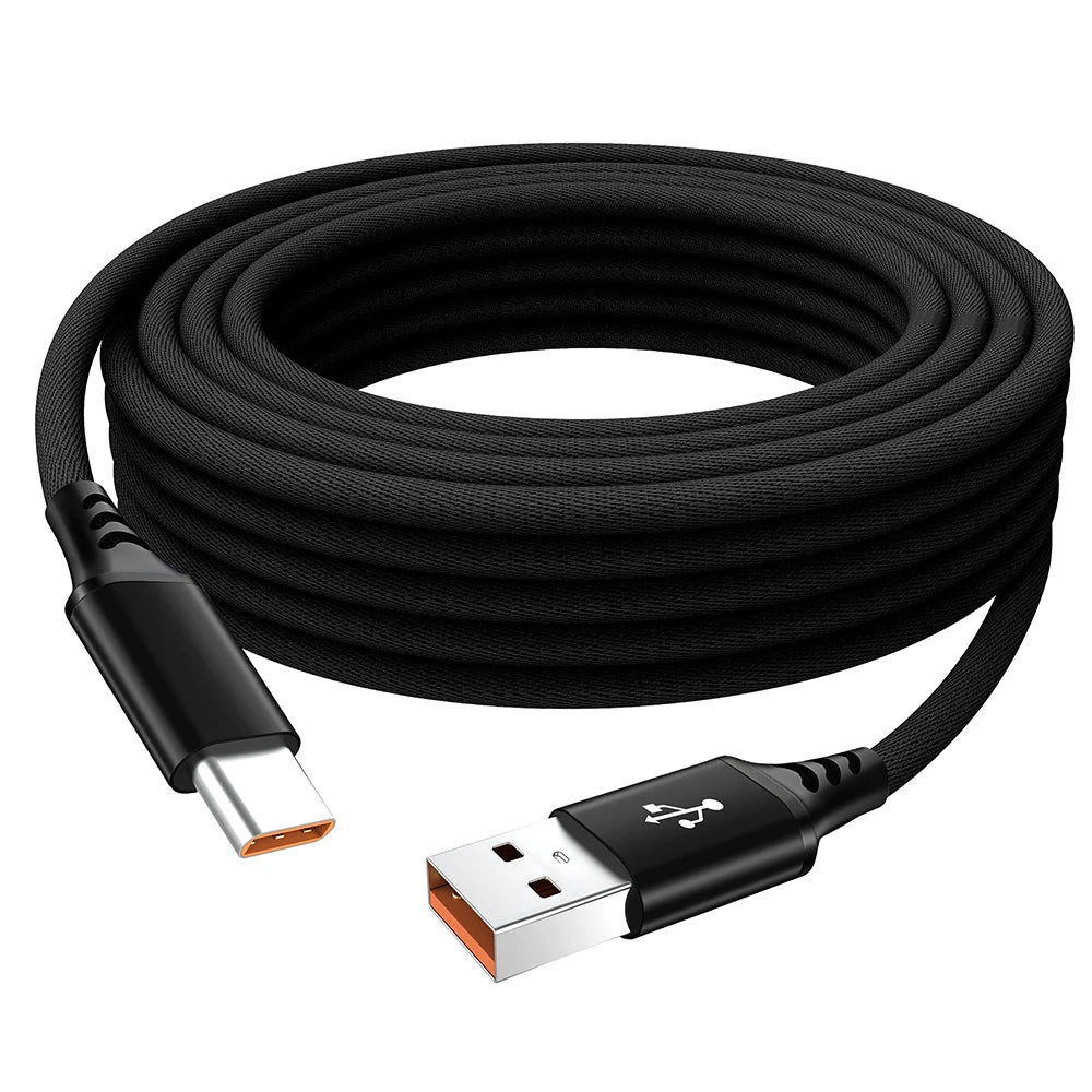 USB TYPE C Cable 5A Super Fast Charge Cable for iPhone 15 16 17 Full range Huawei Samsung oppo oneplus Universal USB C Extension Main image