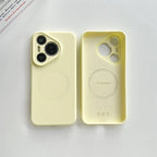 Luxury MagSafe Liquid Silicone Case for Huawei Pura 80 Pro & 80 Ultra