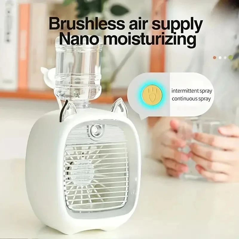 TINSOL Mini Air Cooler UK USB Cooling Fan & Humidifier