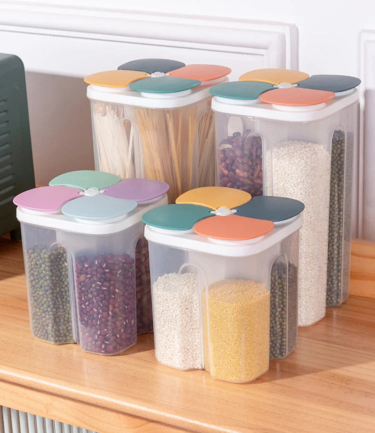 4-Grid Airtight Food Storage Container Main image