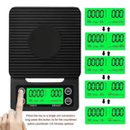 3KG Digital Coffee Scale 0.1g Precision LCD