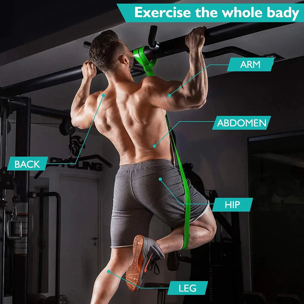 Heavy Duty Resistance Bands Pull Up Assist Latex Fitness Band for Home Gym Workout Secondary image