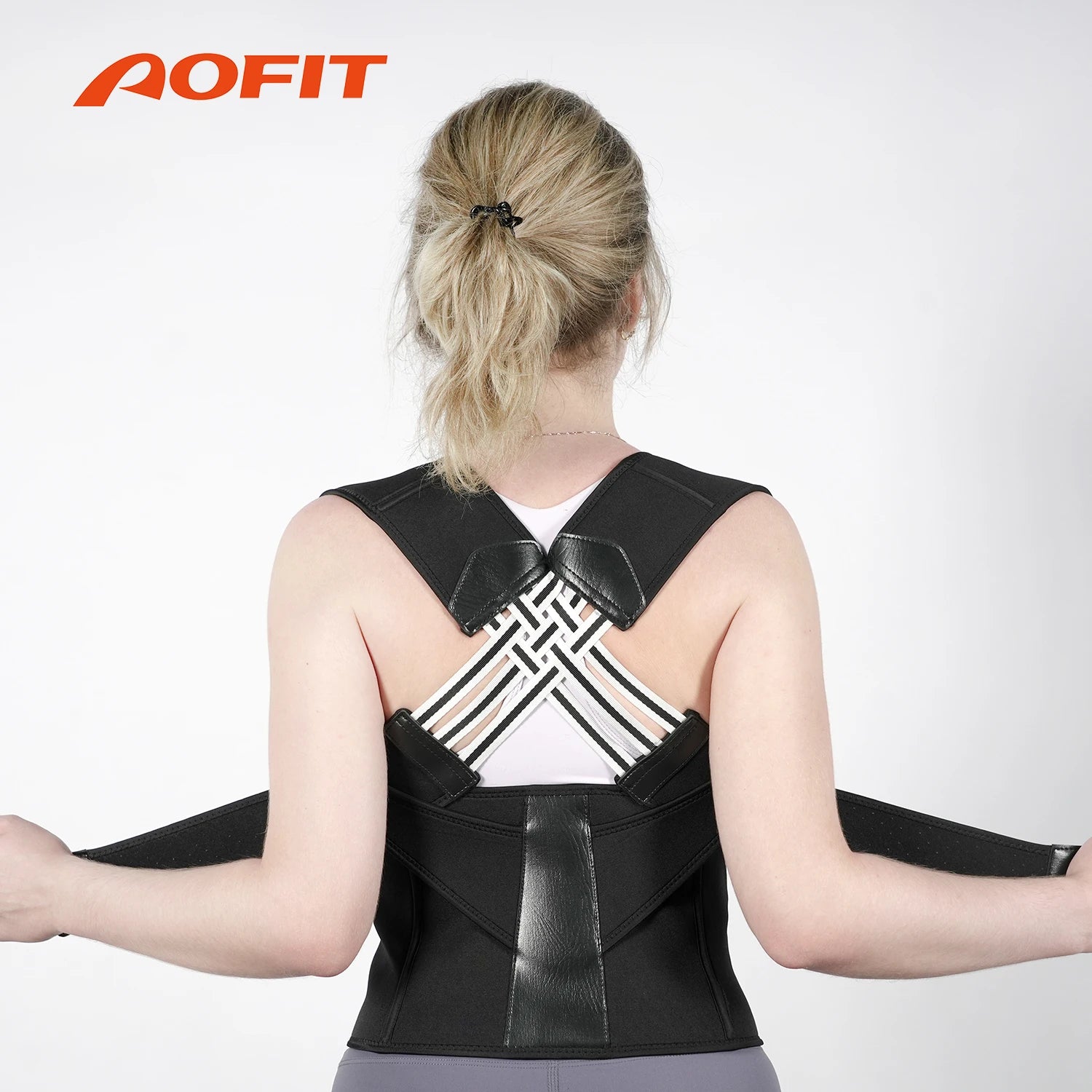 Posture Corrector Belt Adjustable Back Brace Shoulder Support Main image