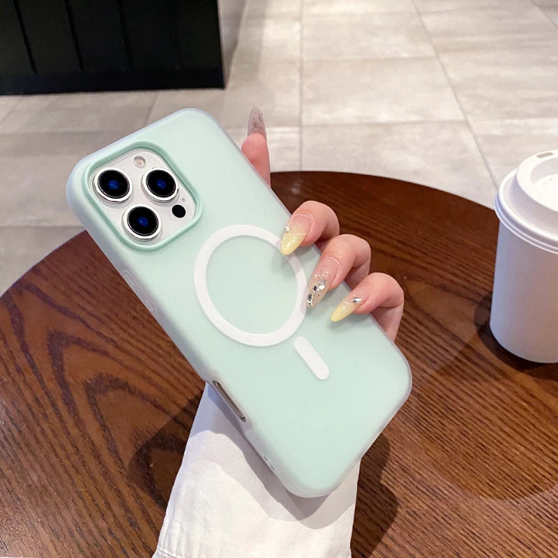 Candy Matte MagSafe Case for iPhone 11 12 13 14 15 16 17 Pro Max