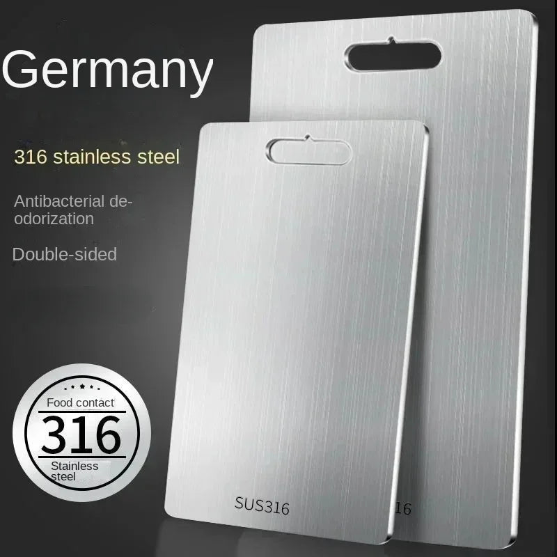316 Stainless Steel Cutting Board Double-Sided