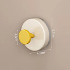 Adhesive Wall Hook Durable No-Drill Coat & Bathroom Storage Hook