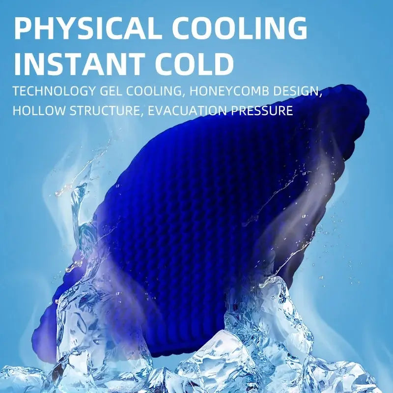 Cooling Gel Seat Cushion Honeycomb Pressure Relief Coccyx Pain Support