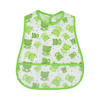 Cartoon EVA Waterproof Baby Bib with Pocket Feeding Apron