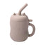 Baby Silicone Straw Cup Leakproof Snack Container