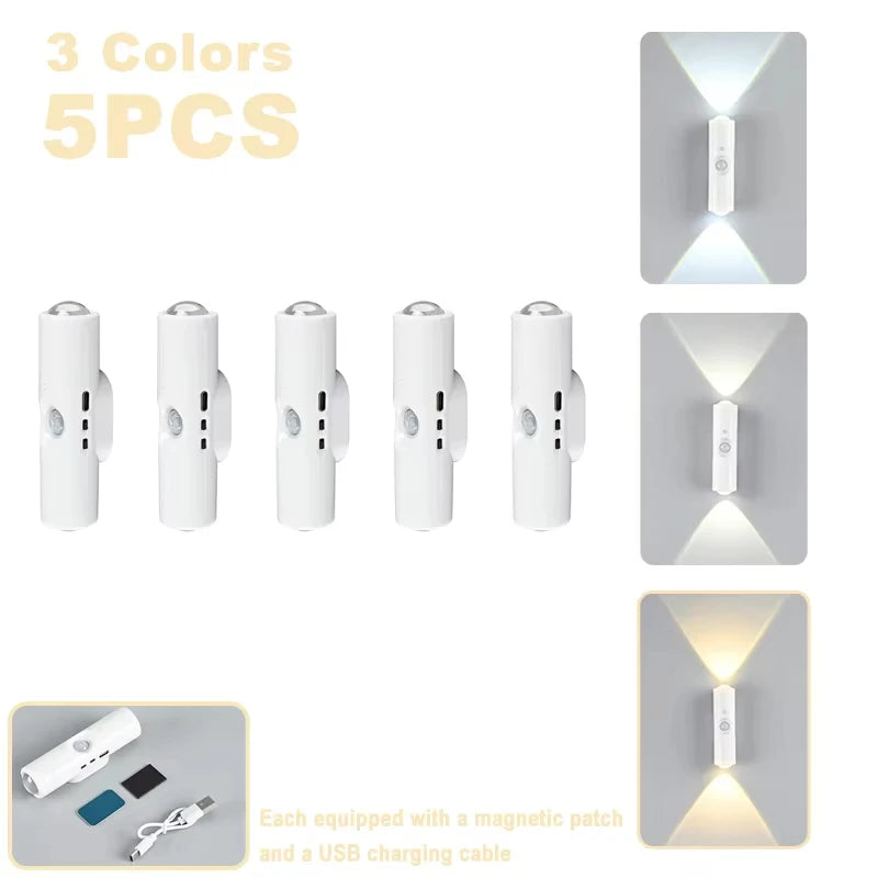 RGB Motion Sensor LED Night Light for Hallway, Cabinet & Stairs