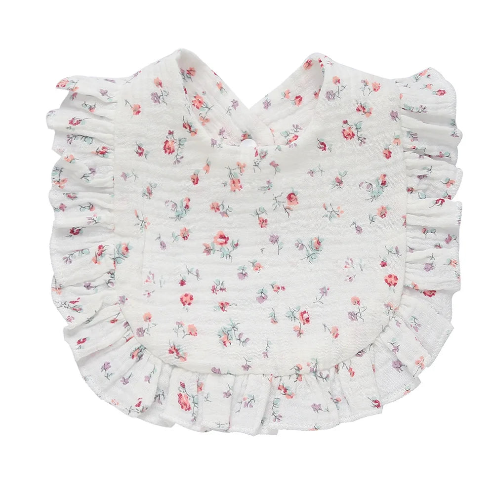 INS Style Baby Cotton Bibs Waterproof Drool Scarf Feeding Bib