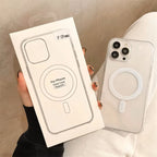MagSafe Clear Magnetic Case for iPhone 11 12 13 14 15 16 Pro Max