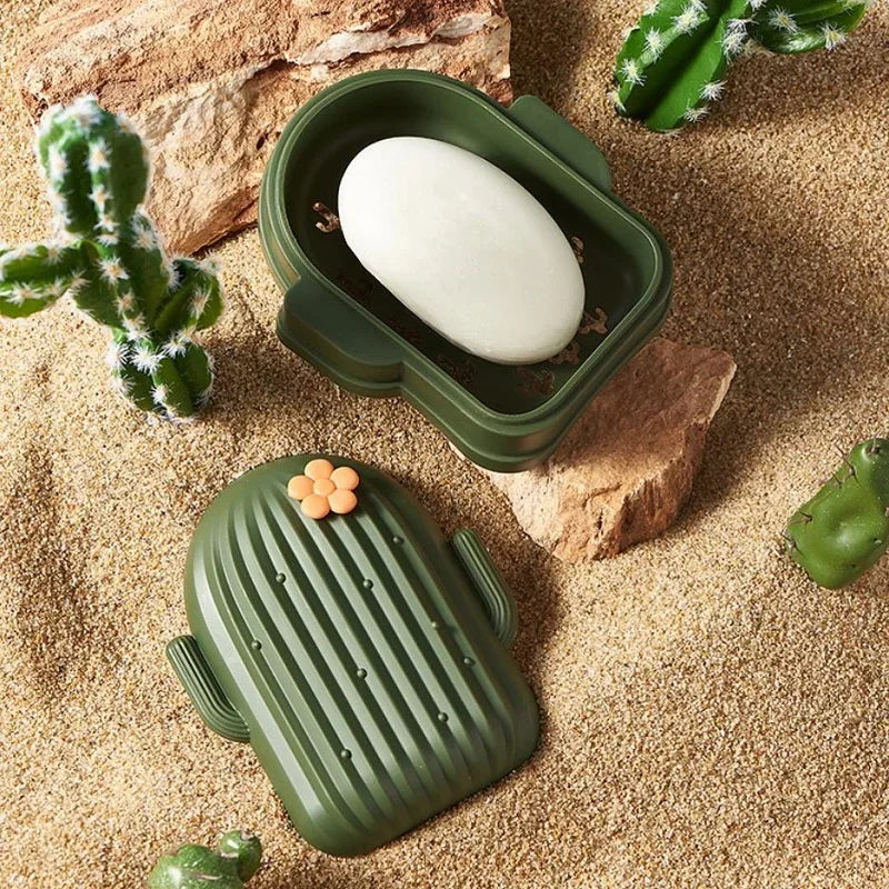 Cartoon Soap Box – Waterproof Travel Portable Soap Holder with Drain Design
