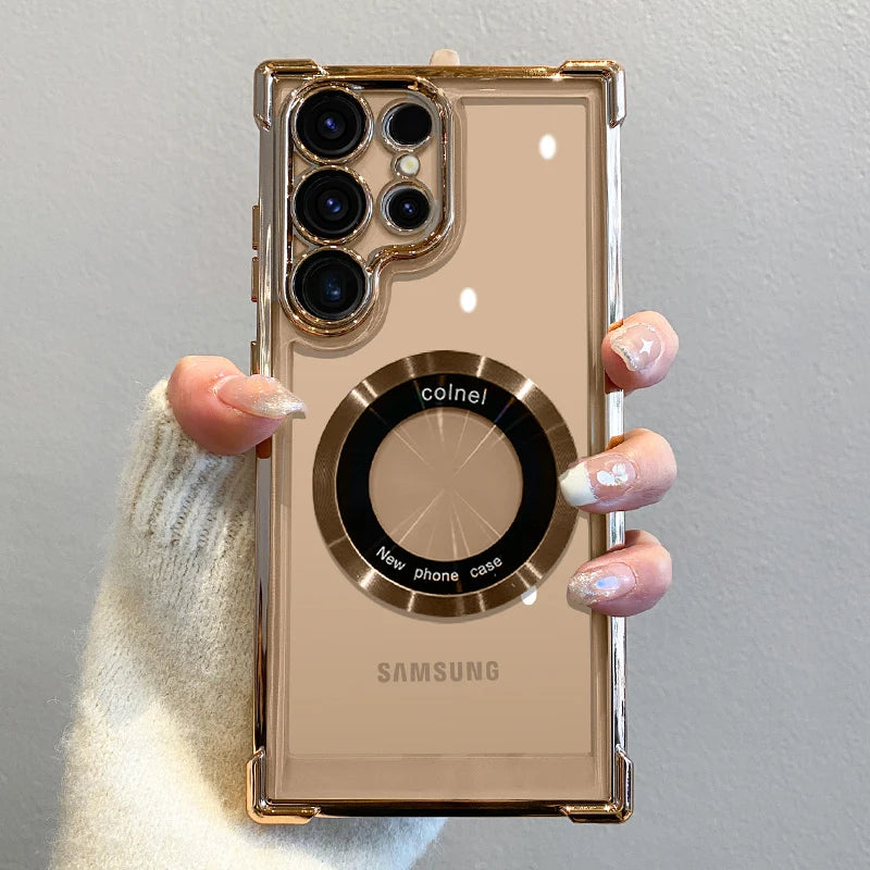 Luxury Magnetic Case for Samsung Galaxy S22 S23 S24 S25 S26 Ultra