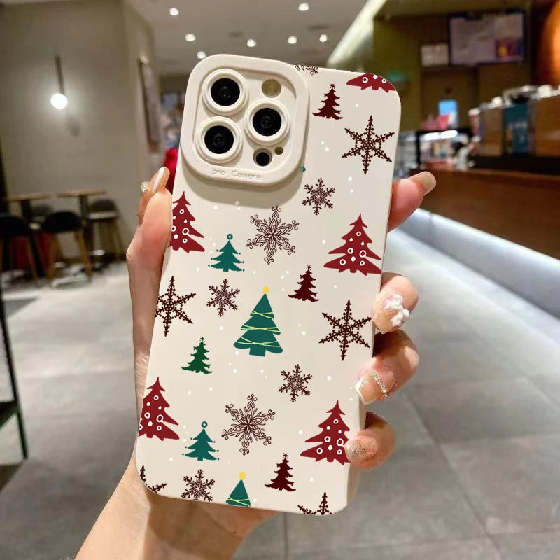Christmas Tree Graphic Case for iPhone 11 12 13 14 15 16 17 Pro Max
